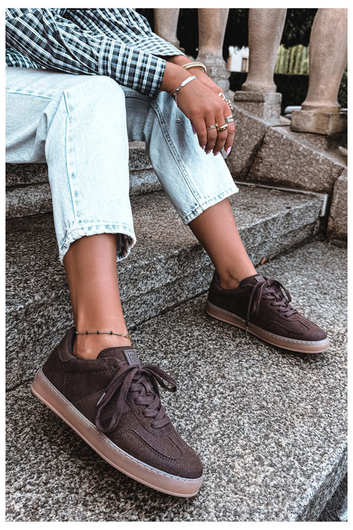 Dames sneakers Big Star chocolade
