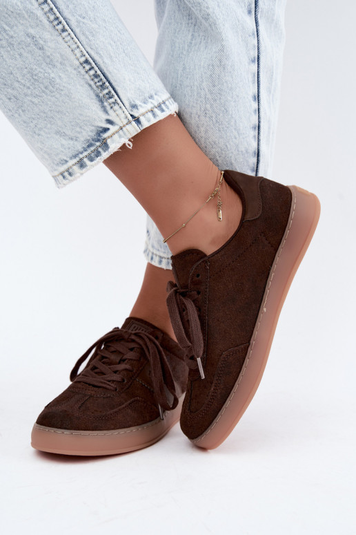 Dames sneakers Big Star chocolade