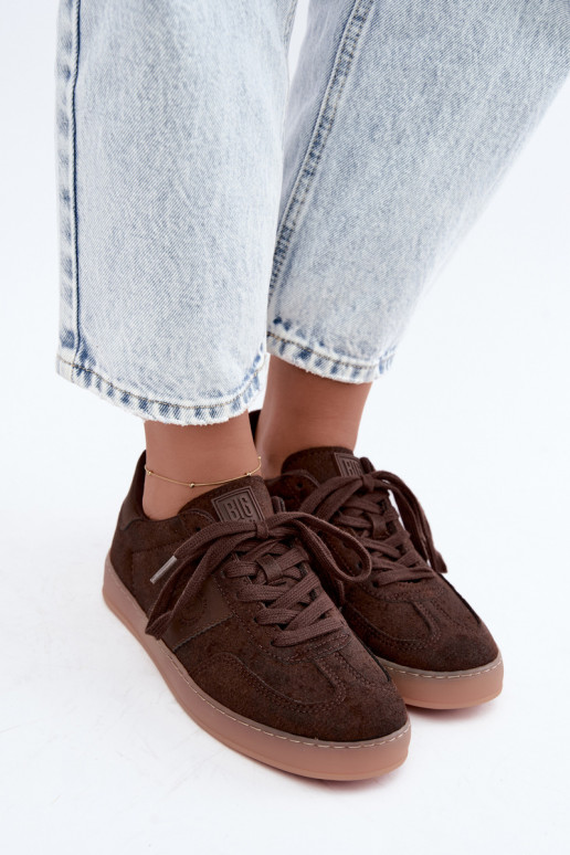 Dames sneakers Big Star chocolade