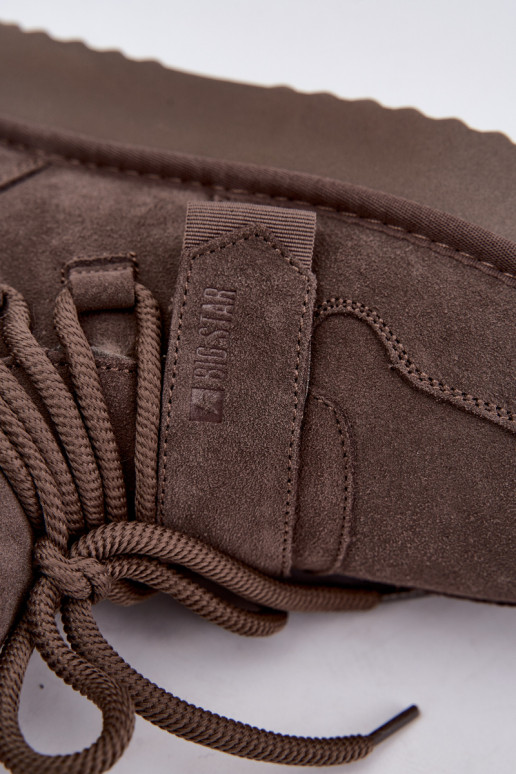 Dames suede sneeuwlaarzen bruin Big Star