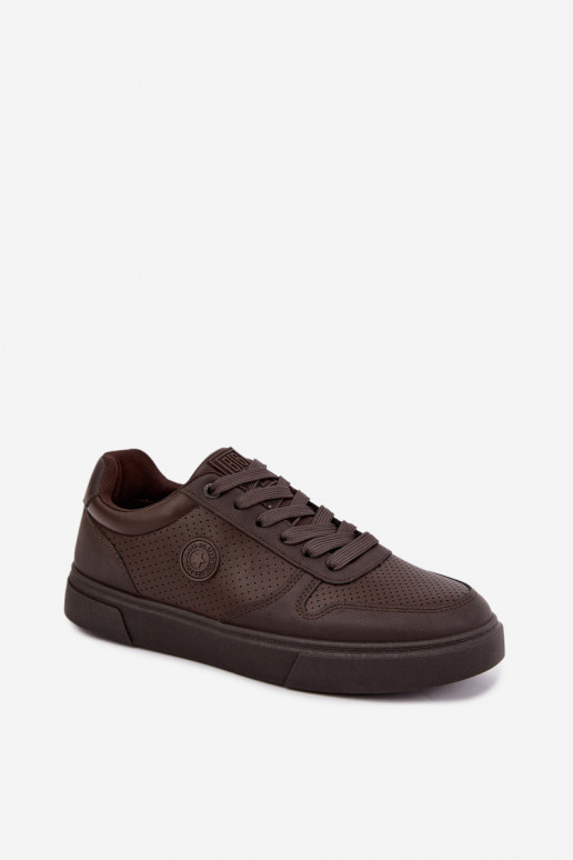 Heren sneakers Big Star UU174326 in chocolade kleur