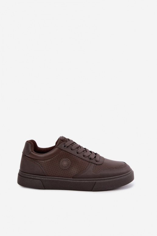 Heren sneakers Big Star UU174326 in chocolade kleur