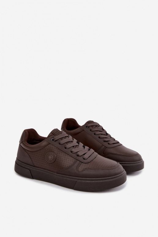 Heren sneakers Big Star UU174326 in chocolade kleur