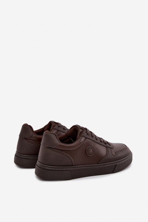 Heren sneakers Big Star UU174326 in chocolade kleur