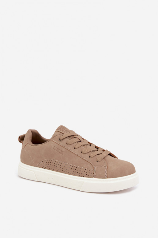 Heren sneakers Big Star UU174322 in zandkleur