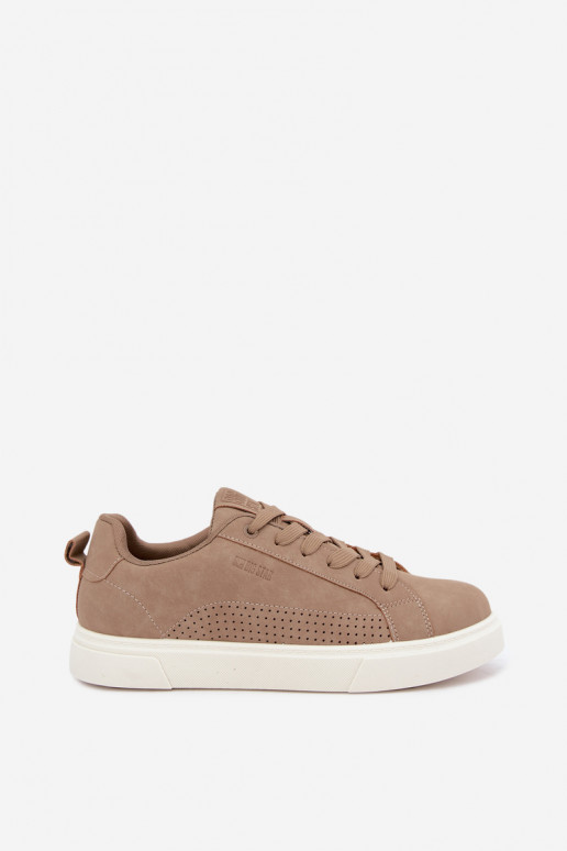 Heren sneakers Big Star UU174322 in zandkleur