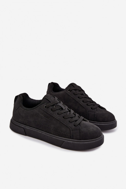 Heren sneakers Big Star UU174320 in zwarte kleur