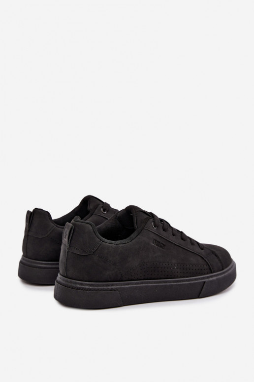 Heren sneakers Big Star UU174320 in zwarte kleur