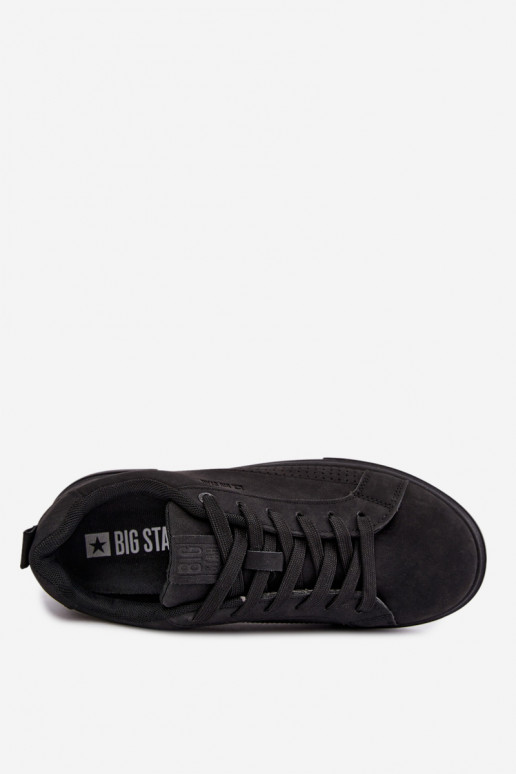 Heren sneakers Big Star UU174320 in zwarte kleur