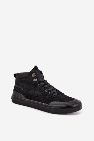 Geïsoleerde heren casual schoenen Big Star UU174305 in zwarte kleur