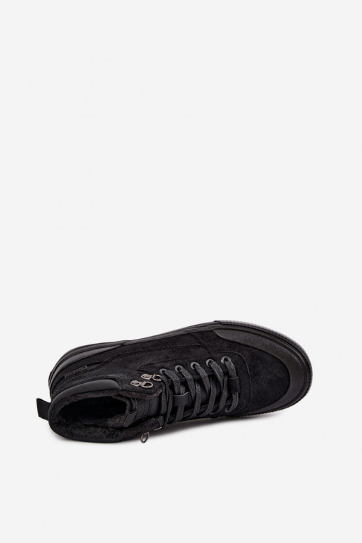 Geïsoleerde heren casual schoenen Big Star UU174305 in zwarte kleur