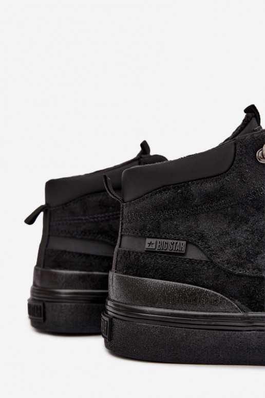 Geïsoleerde heren casual schoenen Big Star UU174305 in zwarte kleur