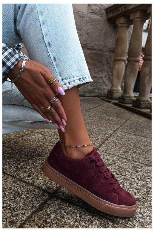 Dames sneakers Big Star UU274242 in bordeaux