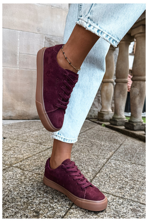 Dames sneakers Big Star UU274242 in bordeaux