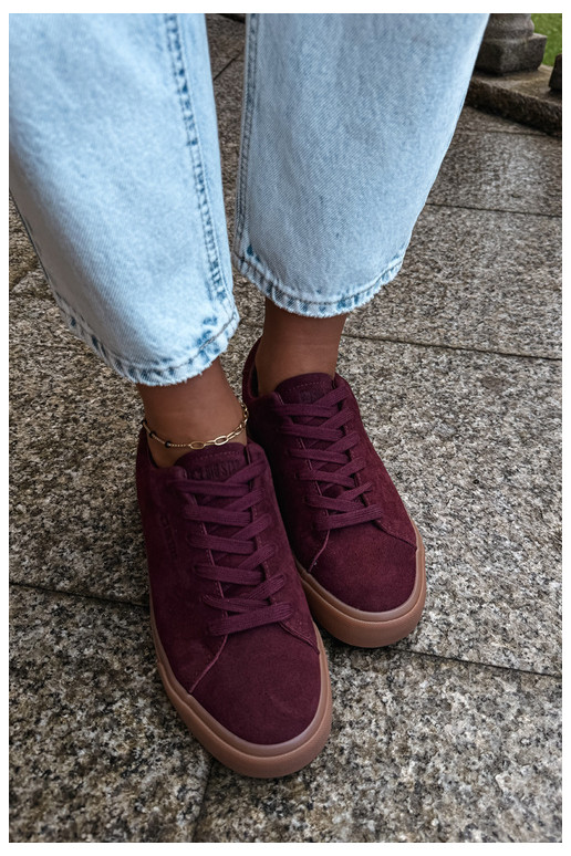 Dames sneakers Big Star UU274242 in bordeaux