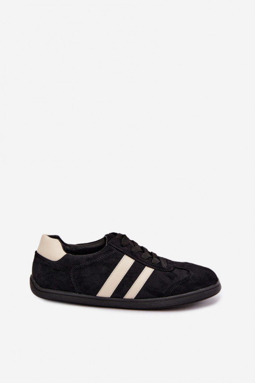 Dames sneakers Barefoot in zwarte kleur Kessy