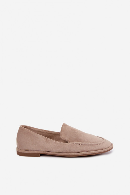 Dames mocassins in zandkleur Mireliah