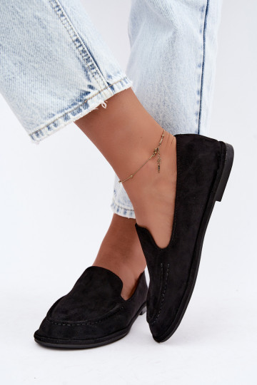 Dames mocassins in zwarte kleur Mireliah 2