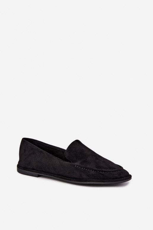Dames mocassins in zwarte kleur Mireliah