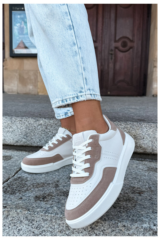 Dames sneakers Big Star UU274275 in zand