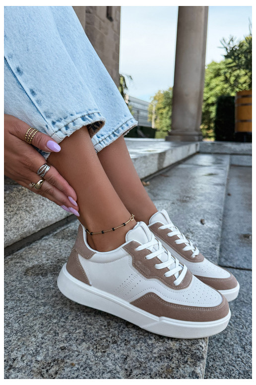 Dames sneakers Big Star UU274275 in zand