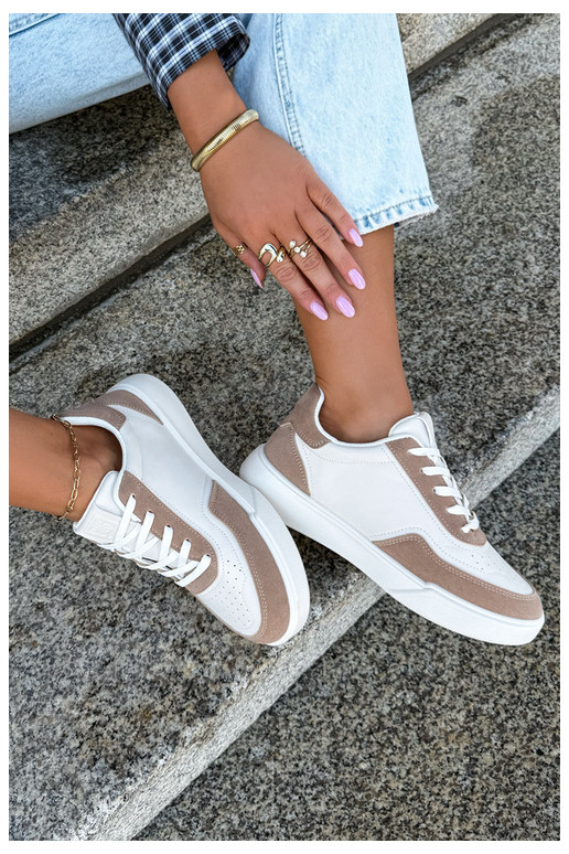 Dames sneakers Big Star UU274275 in zand