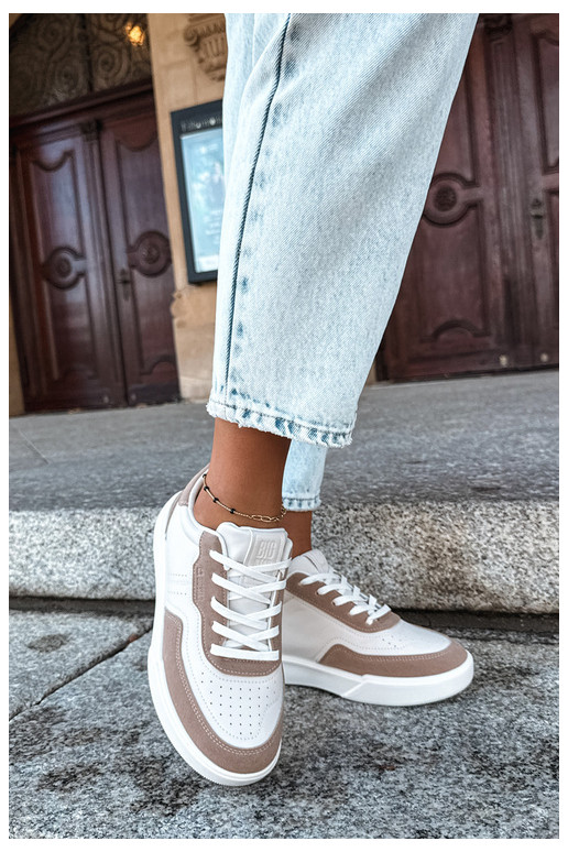 Dames sneakers Big Star UU274275 in zand