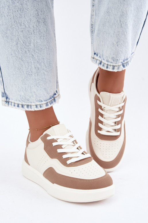 Dames sneakers Big Star UU274275 in zand