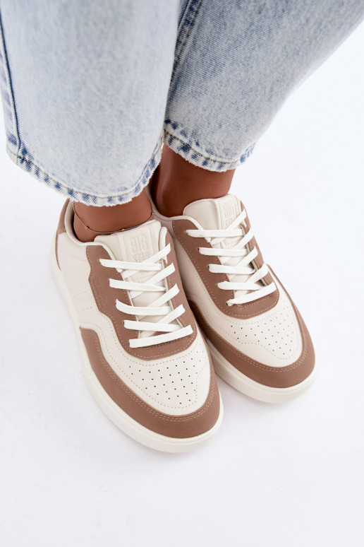 Dames sneakers Big Star UU274275 in zand