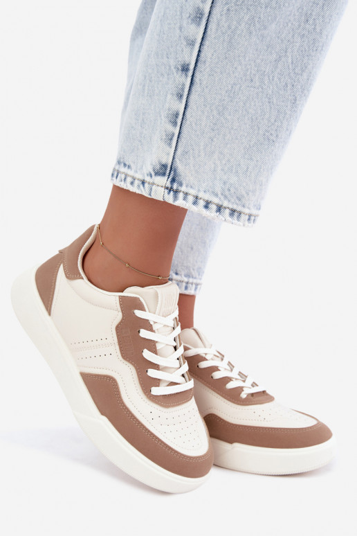 Dames sneakers Big Star UU274275 in zand