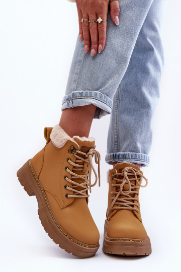 Bruine dameschoenen met isolatie Jette