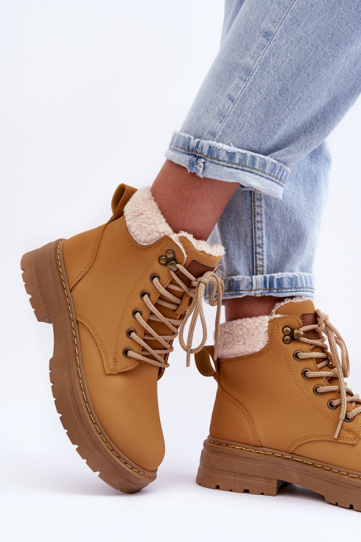 Bruine dameschoenen met isolatie Jette