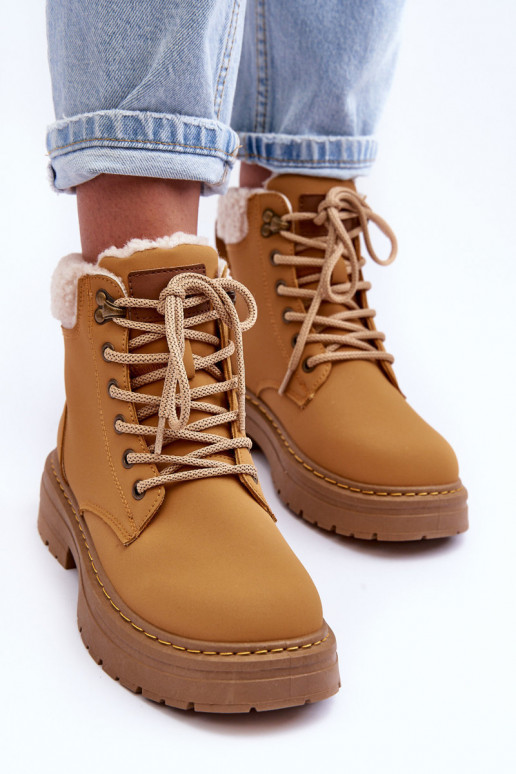 schoenen Dames met opInarming bruine kleur Jette