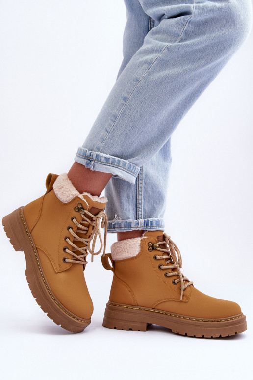 Bruine dameschoenen met isolatie Jette