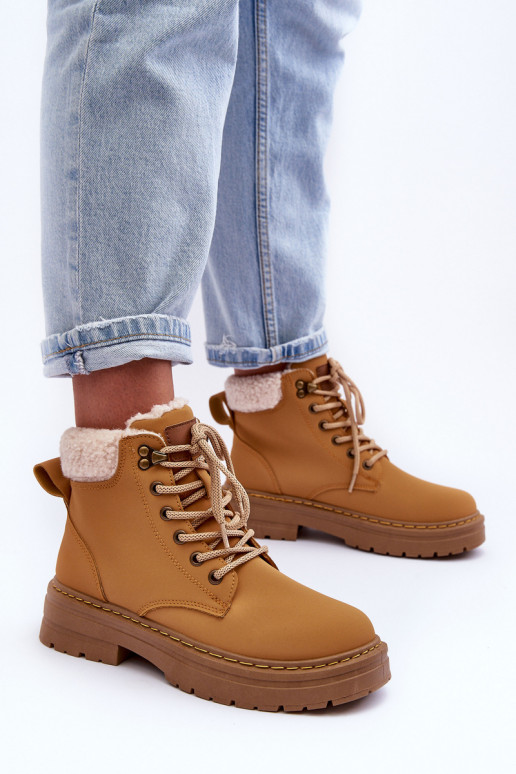 Bruine dameschoenen met isolatie Jette