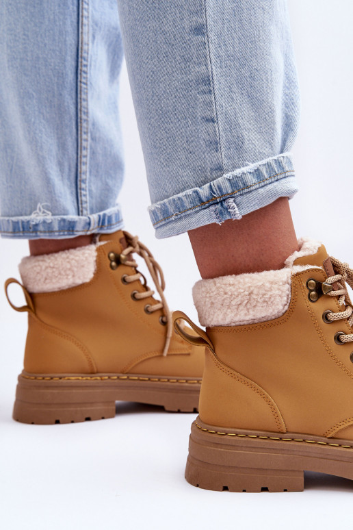 Bruine dameschoenen met isolatie Jette
