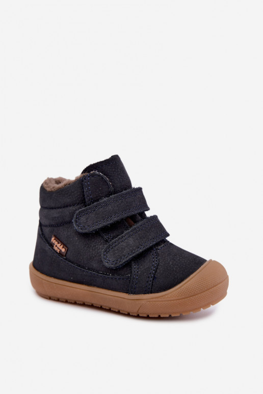 Leren kinderwinterlaarzen Froddo G2110138 donkerblauw