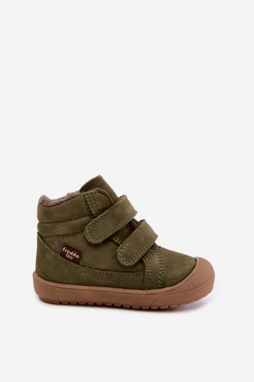 Leren kinderwinterlaarzen Froddo G2110138 groen