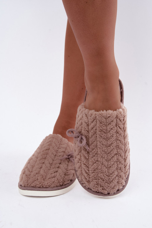 Dames slippers Vinceza 105109 zandkleur
