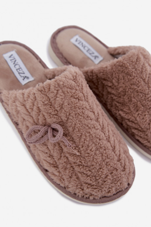 Dames slippers Vinceza 105109 zandkleur