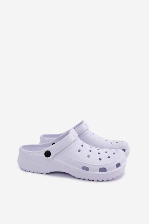 Witte lichte heren slippers Adriah