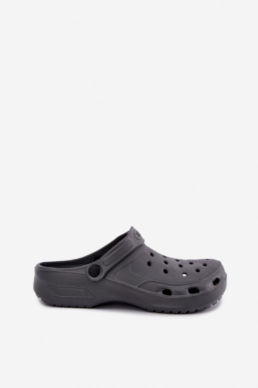 Grijze lichte heren slippers Adriah