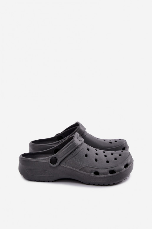 Grijze lichte heren slippers Adriah