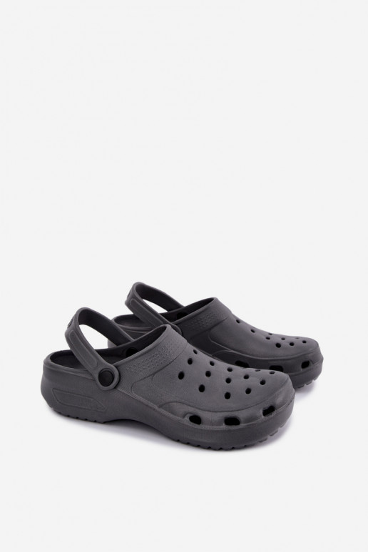 Grijze lichte heren slippers Adriah