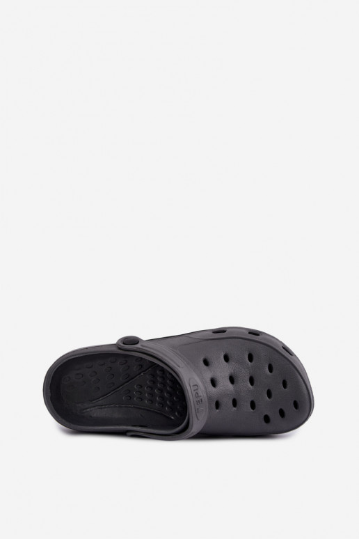 Grijze lichte heren slippers Adriah