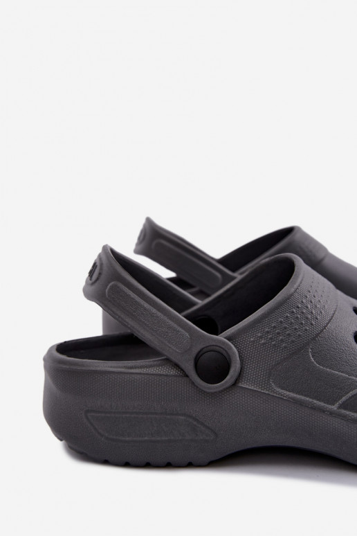 Grijze lichte heren slippers Adriah