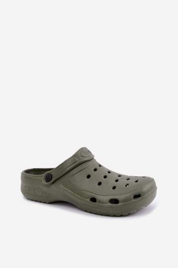Khaki lichte heren slippers Adriah