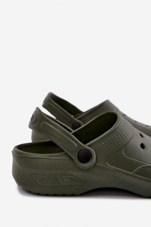 Khaki lichte heren slippers Adriah