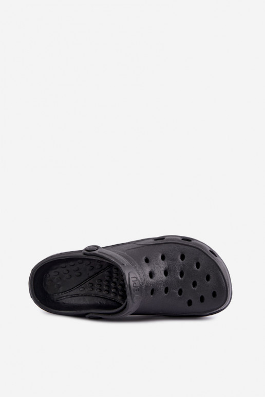 Zwarte lichte heren slippers Adriah