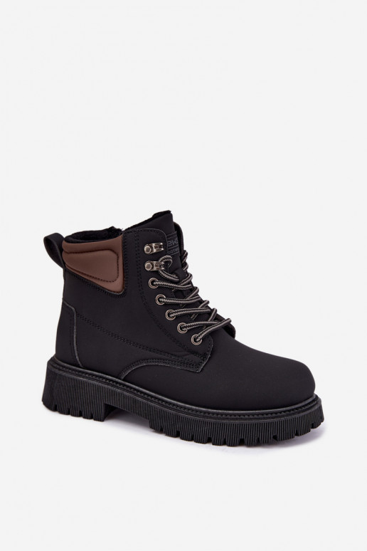 Geïsoleerde zwarte dames schoenen Sarvella